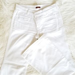 7 For All Mankind Girls White Flare Jeans